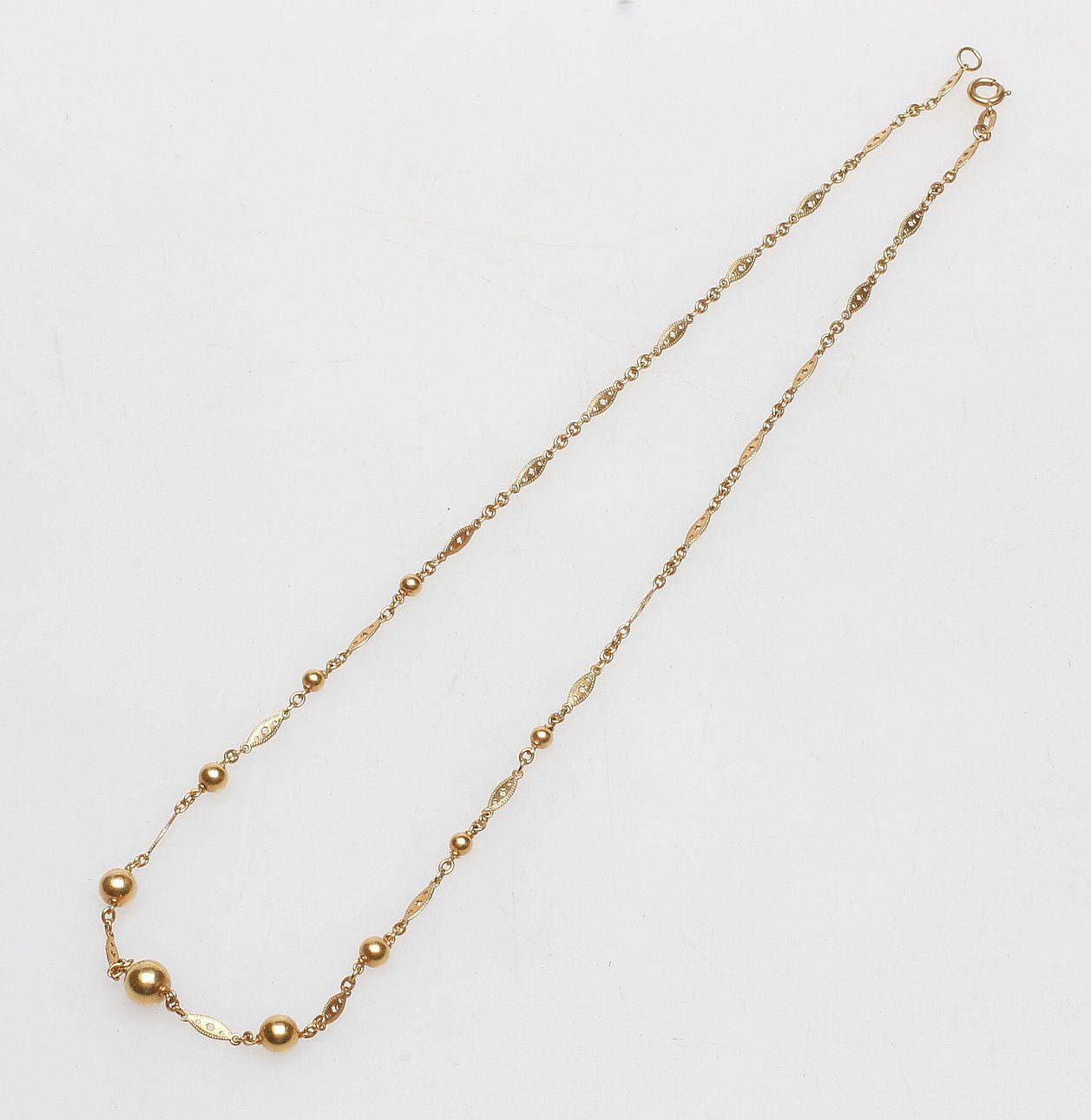 HALSBAND, 18k guld, vikt ca 6 gram.