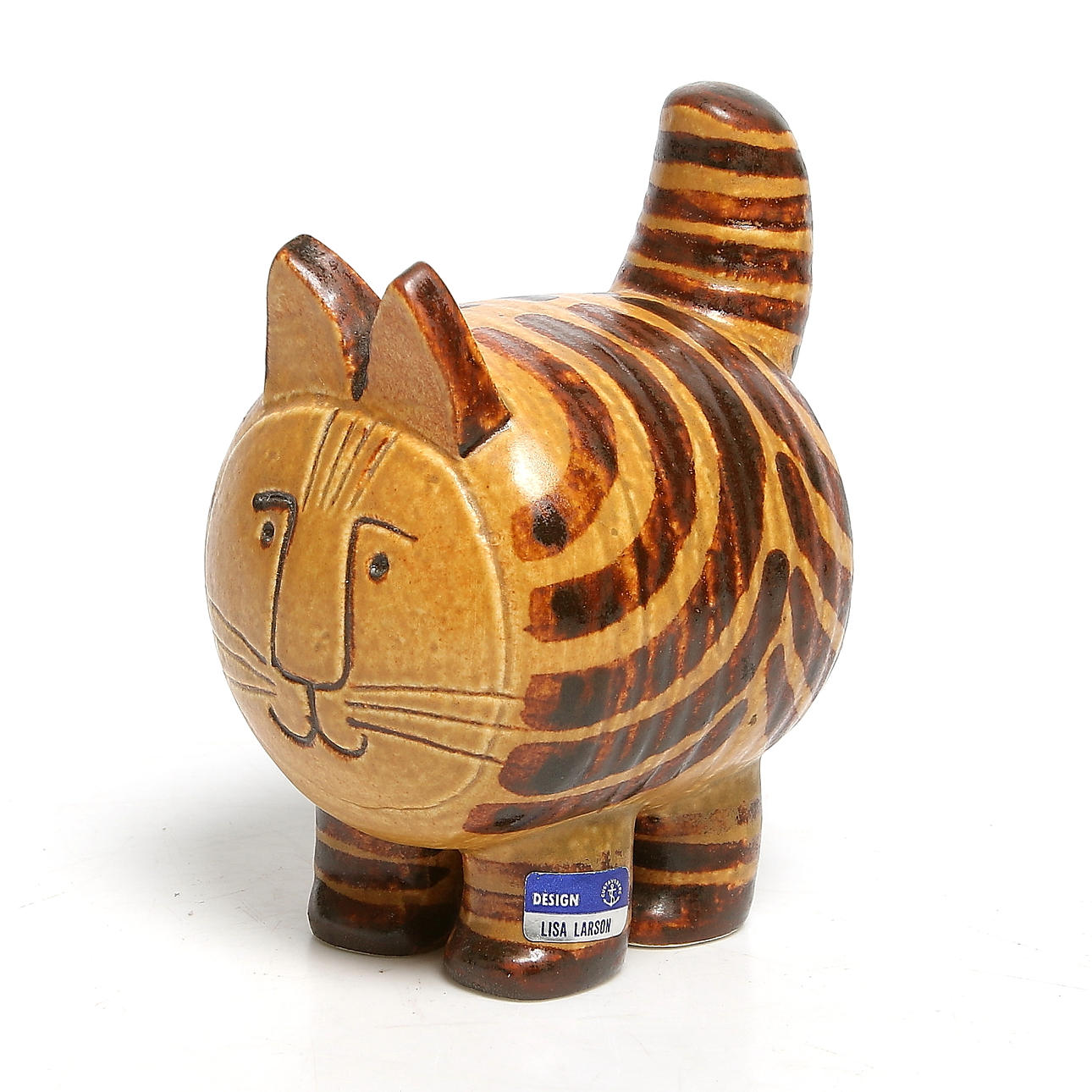 FIGURIN, keramik, "Stora katten", Lisa Larson för Gustavsberg.