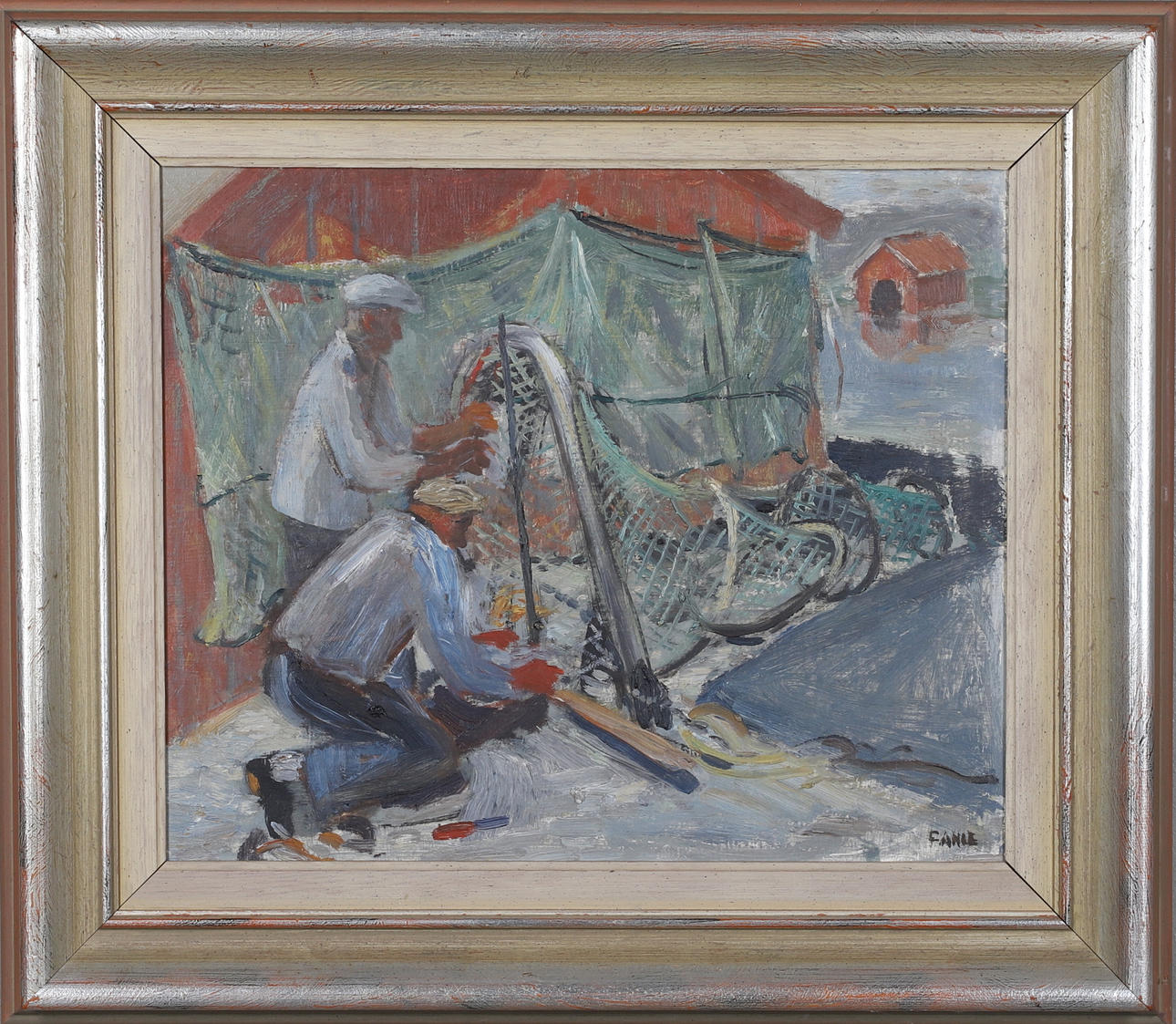 GUSTAF ADOLF FAHLE. Oil on panel, signed Fahle. Art - Paintings - Auctionet