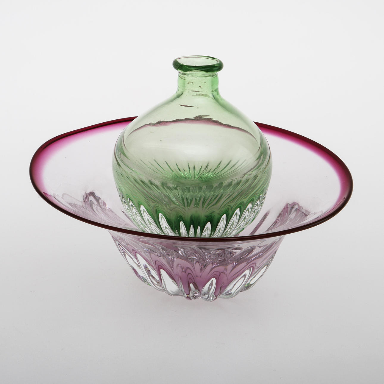 GLASFÖREMÅL, 2 st, Eva Englund.