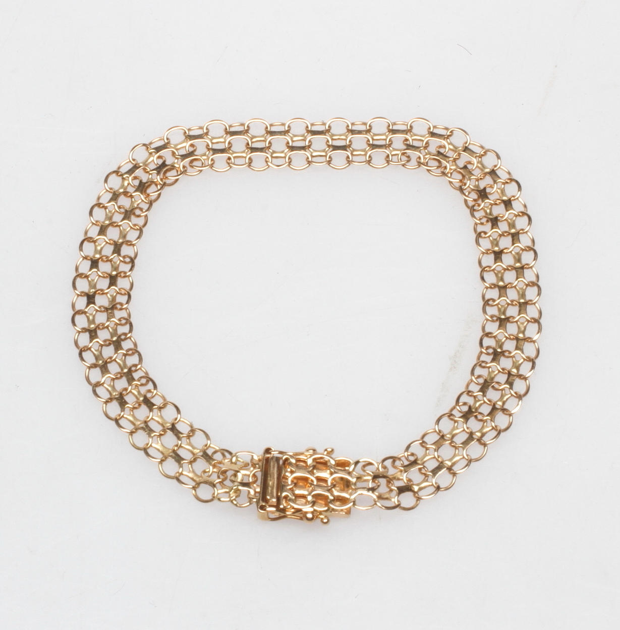 ARMBAND, 18k guld, vikt ca 9,1 gram.