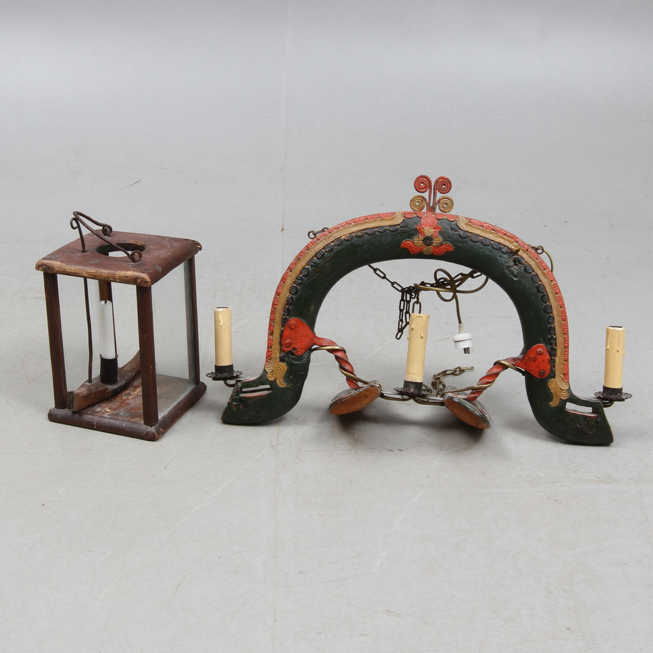 TAKLAMPA, LYKTA, allmoge, 18/1900-tal.