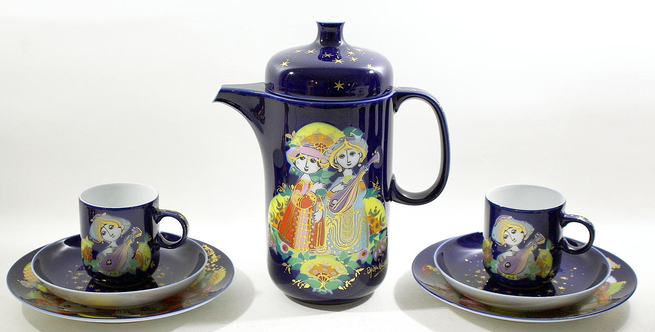 SERVERDELAR, 7 delar, Rosenthal, designe Björn Winblad.