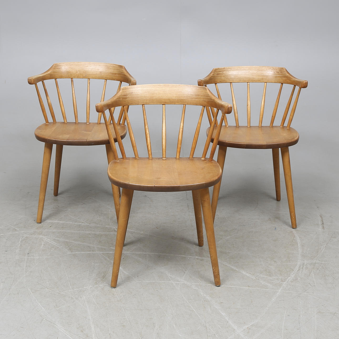 KARMSTOLAR, 3 st, "Småland", Yngve Ekström.