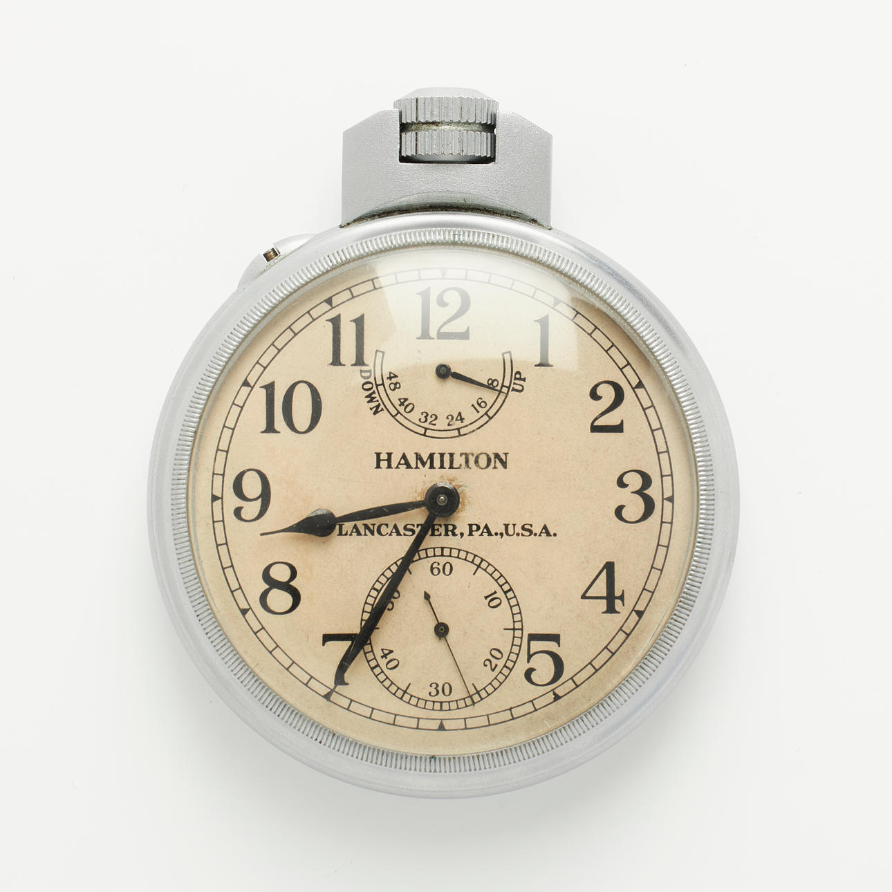 HAMILTON, Lancaster, PA., U.S.A. Chronometer, Base Metal.