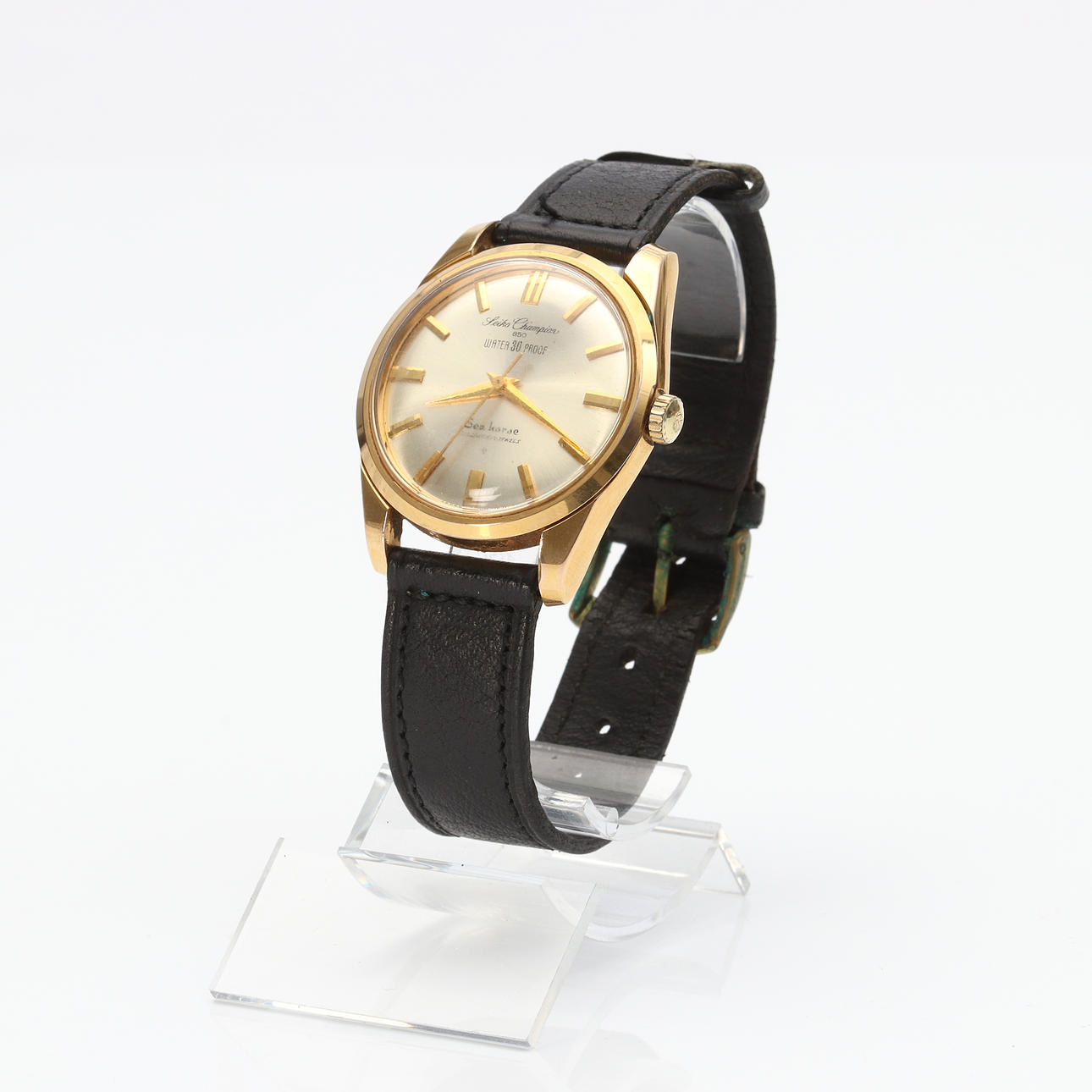 SEIKO CHAMPION 850 SEAHORSE, WRISTWATCH, Gold on steel, manual