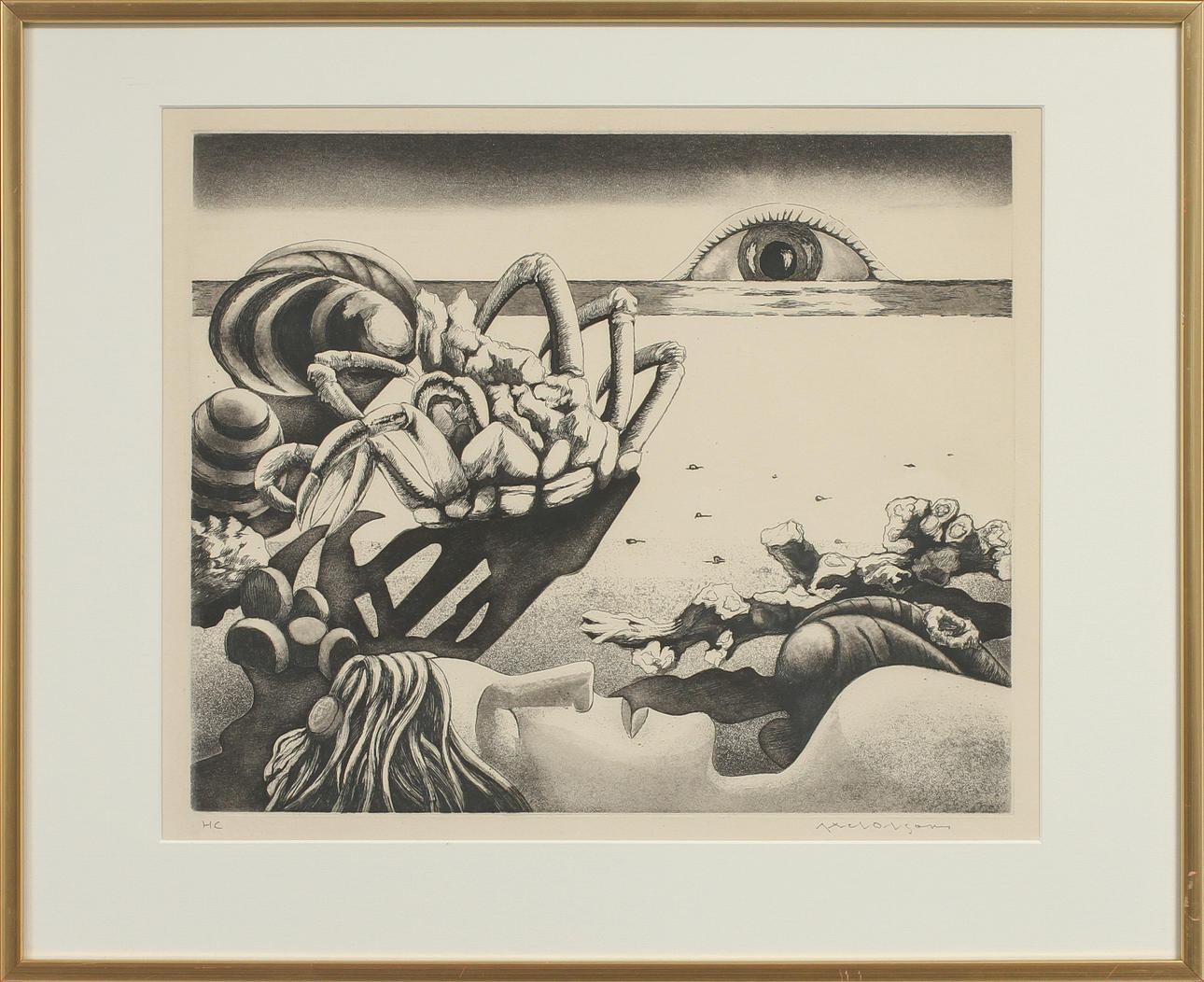 AXEL OLSON. Litografi, signerad och numrerad HC.