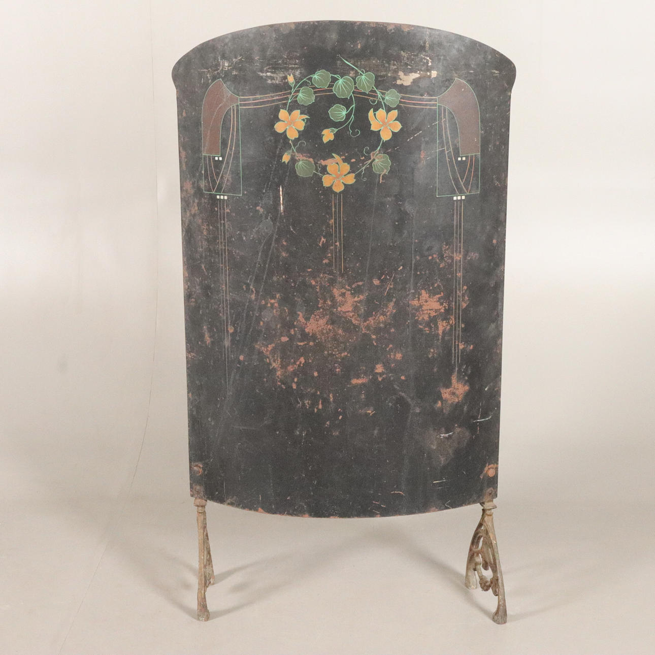 FUNKENSCHUTZ, lackiertes Blech.