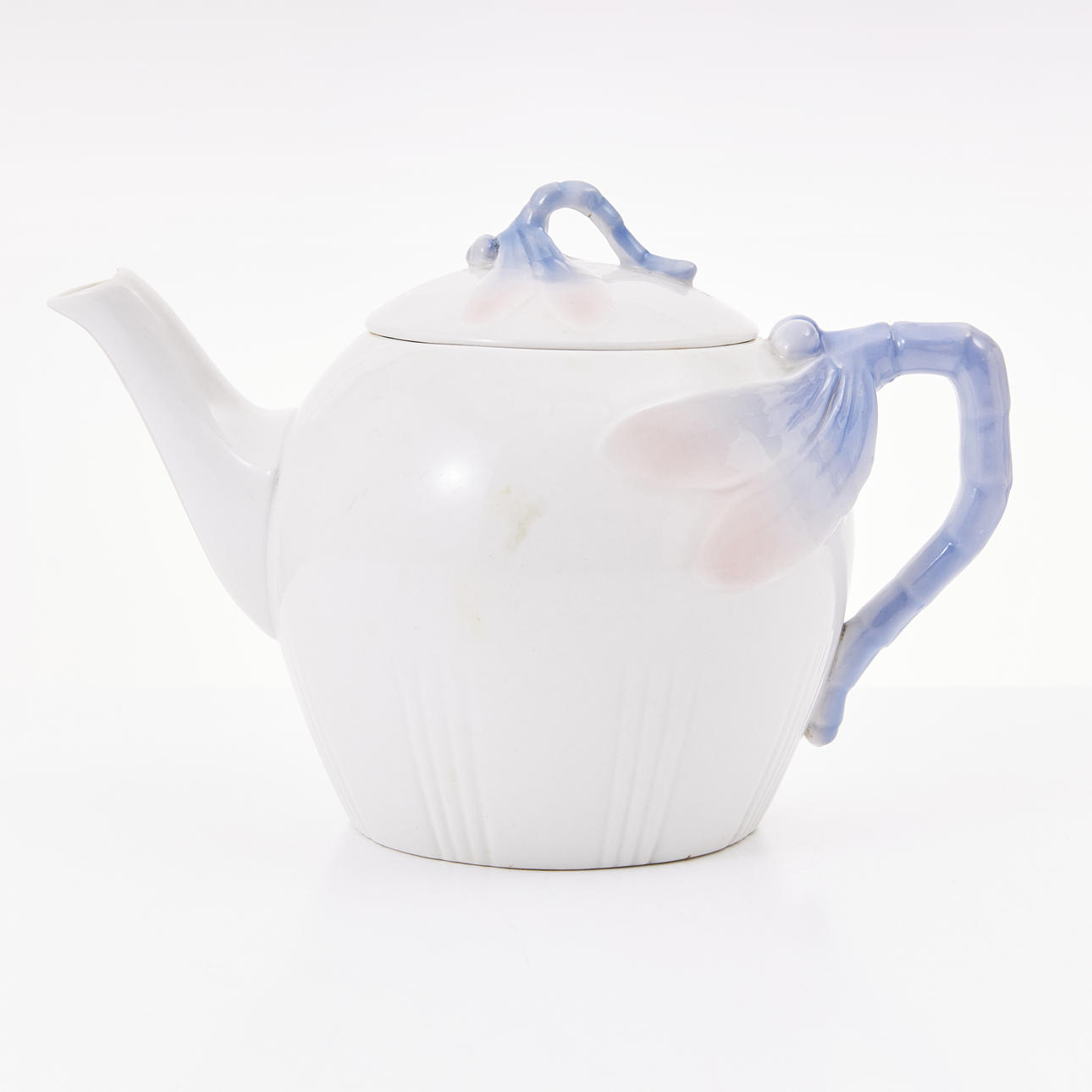 ALF WALLANDER. TEEKANNU, porslin, jugend, ”Dragonfly”, Rörstrand.