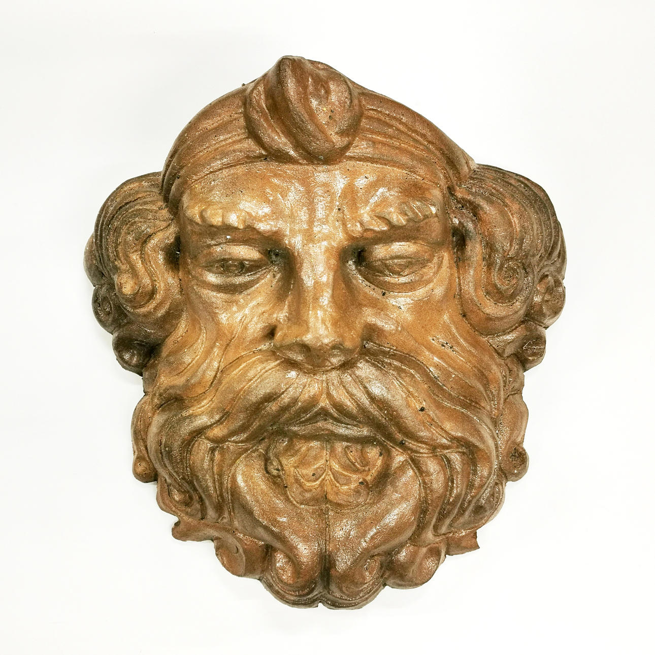 STOR TERRAKOTTA VÄGGKRUKA.