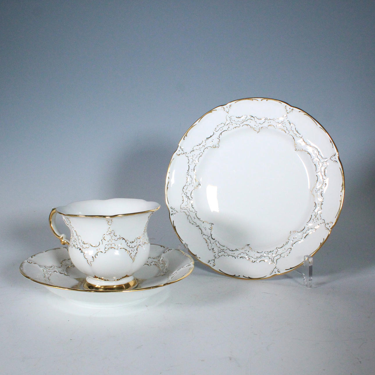 Meissen. 3-piece coffee set, “Prunk” 3. voting.