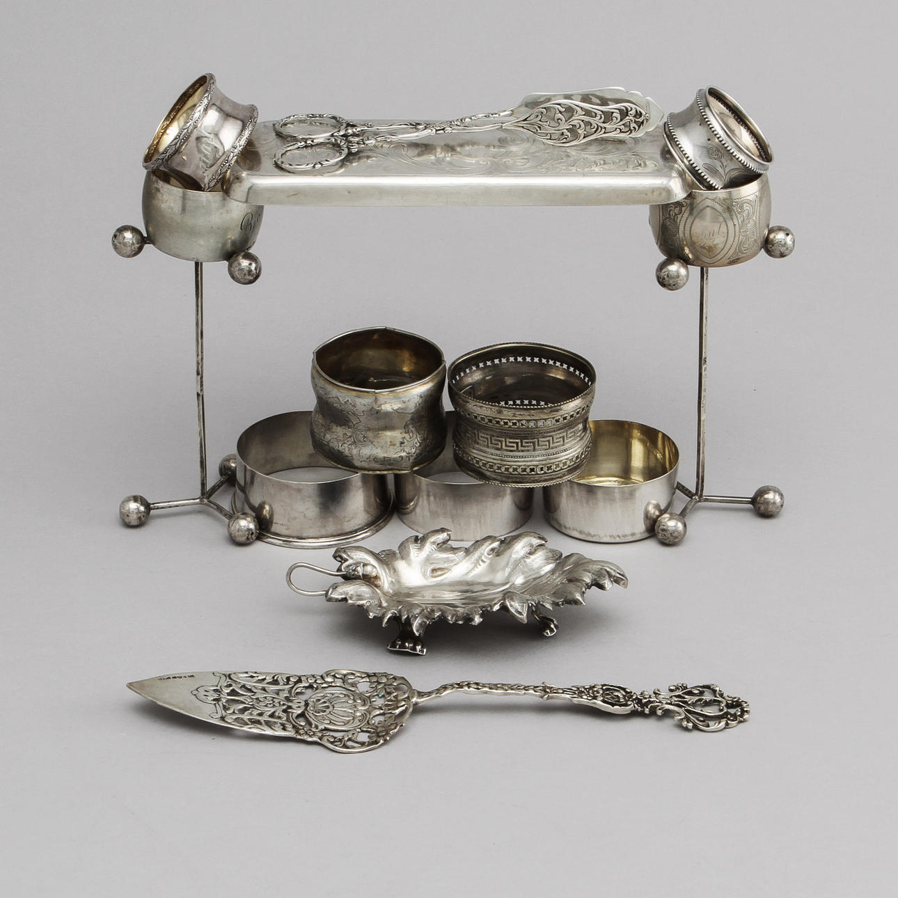 SILVERFÖREMÅL, 15 st, vikt.