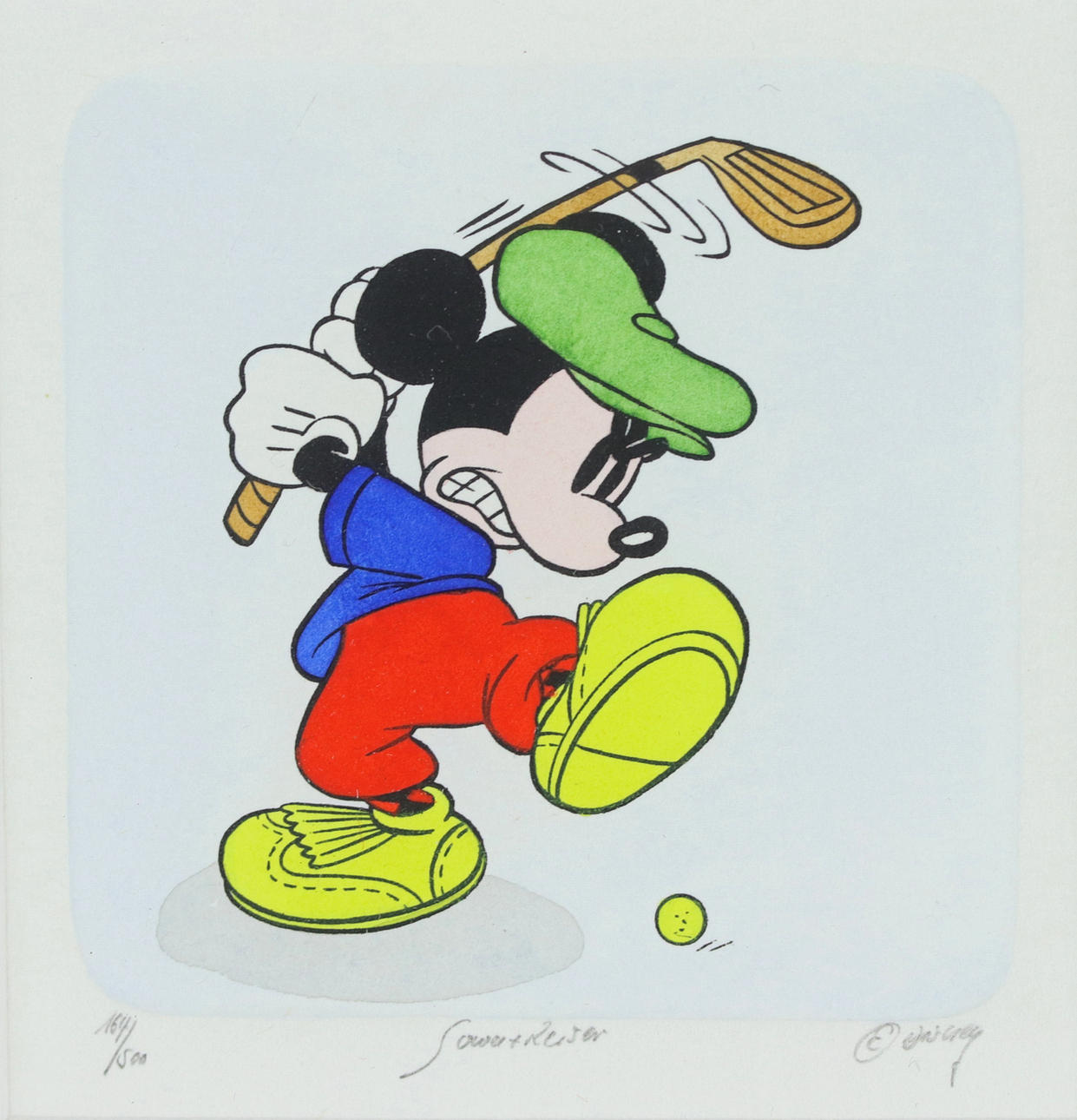 ミッキーマウス アート Sowa Reiser サイン入り84/1500 レア ミッキーマウス アート Sowa Reiser サイン入り84/1500 レア 【公式通販】