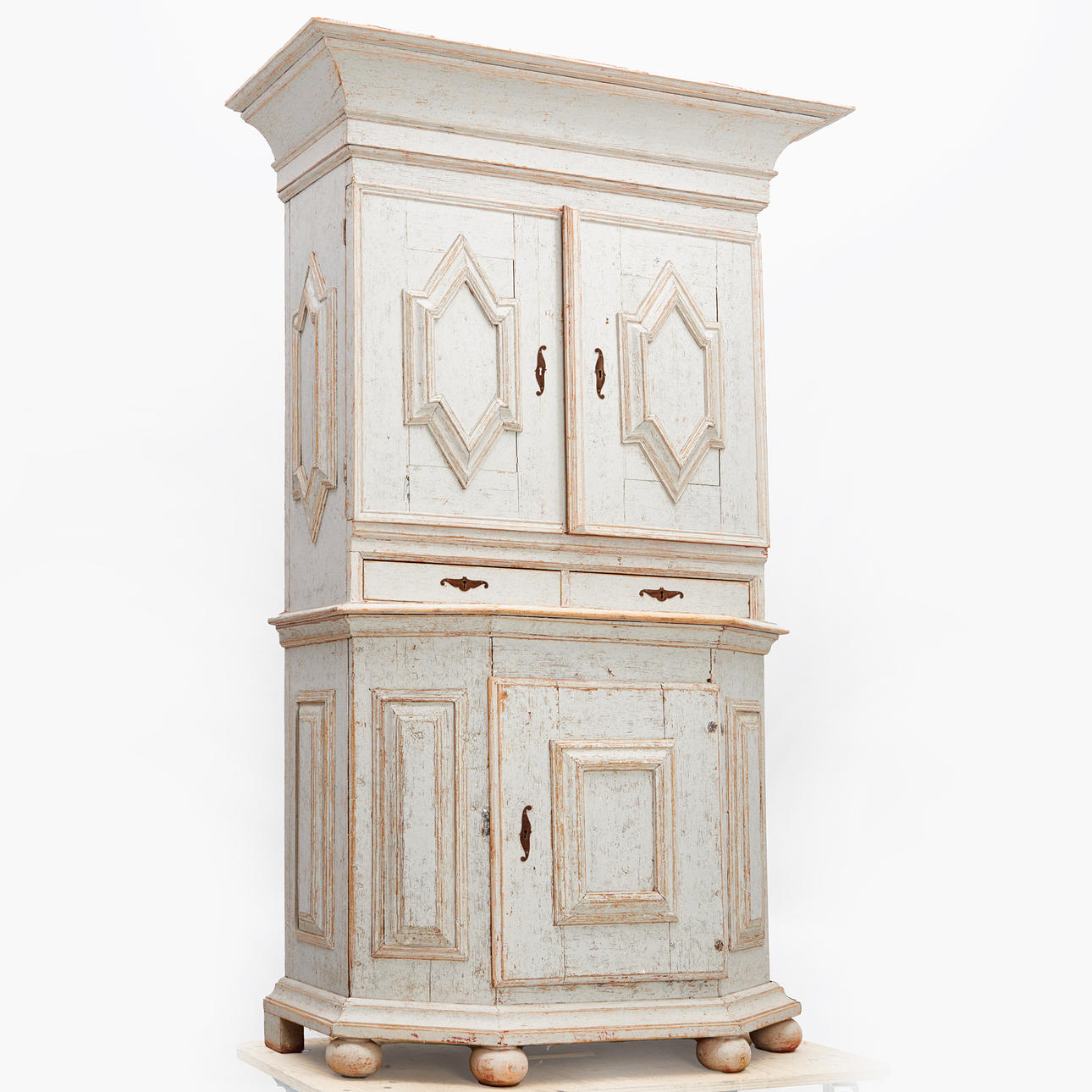 SKÅP, barockstil, 1800-tal.