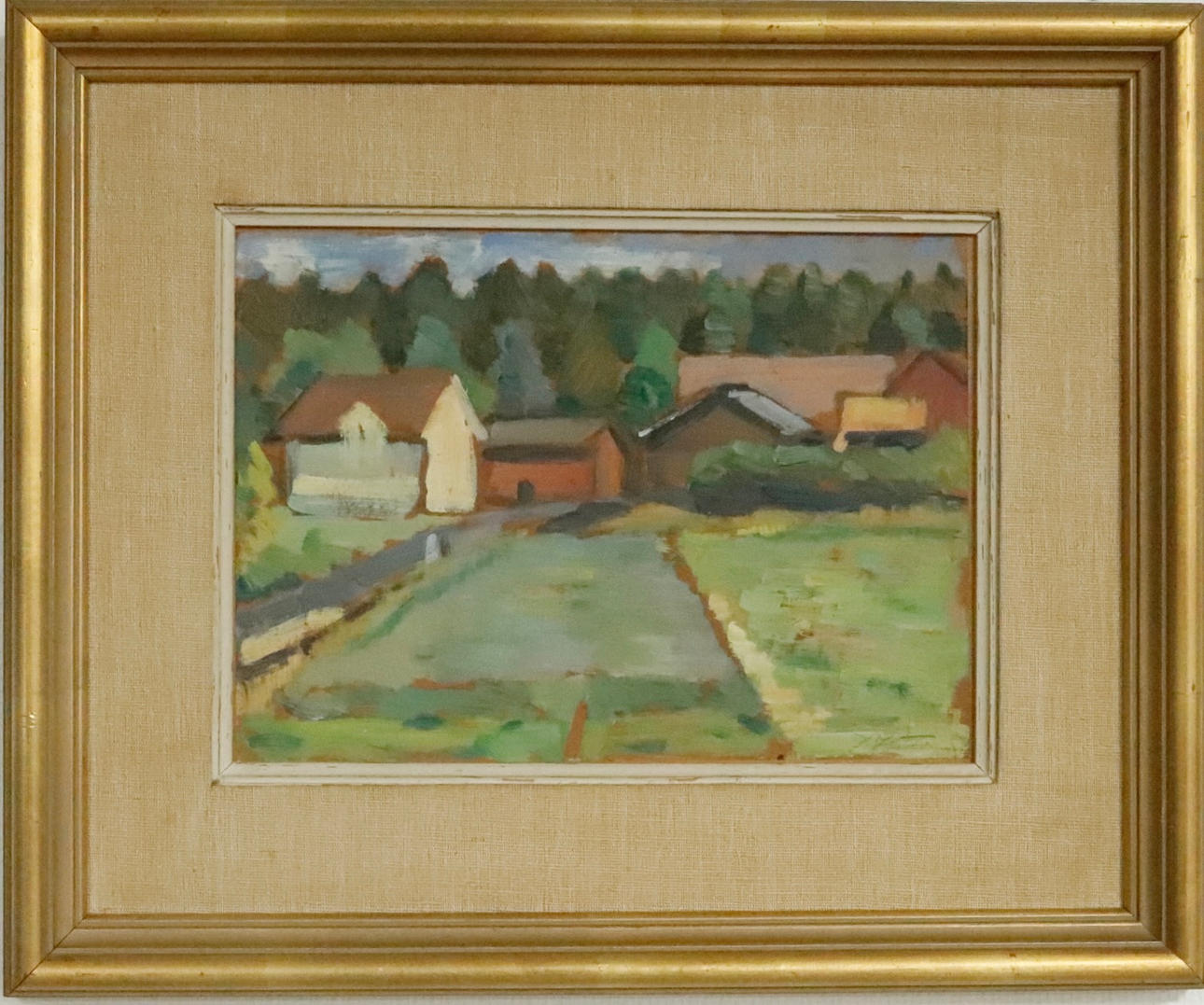 OIDENTIFIERAD KONSTNÄR. Olja på pannån.