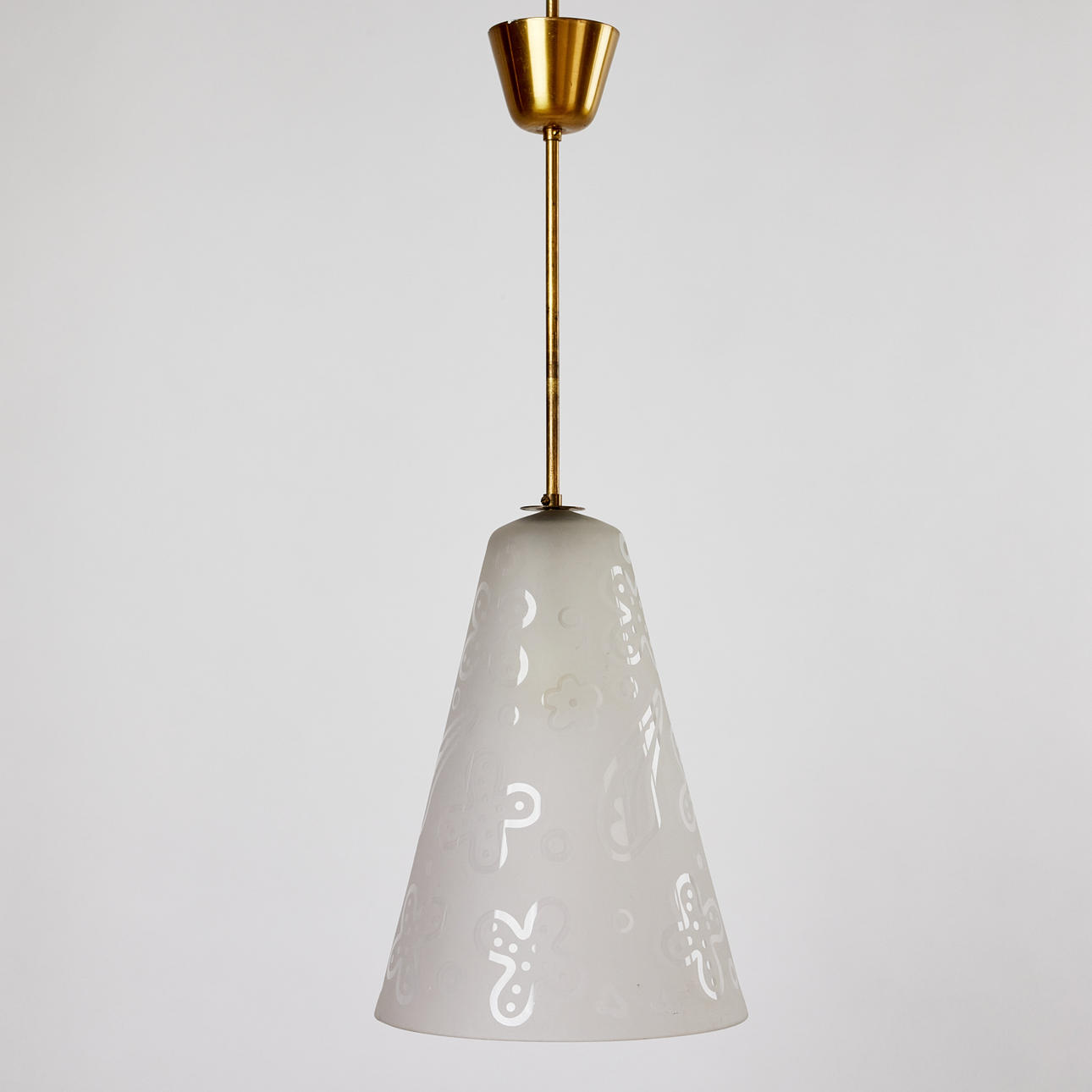 HARALD NOTINI, & UNO WESTERBERG. Ceiling lamp, Arvid Böhlmarks Lampfabrik, model 11462, 1940/50s.