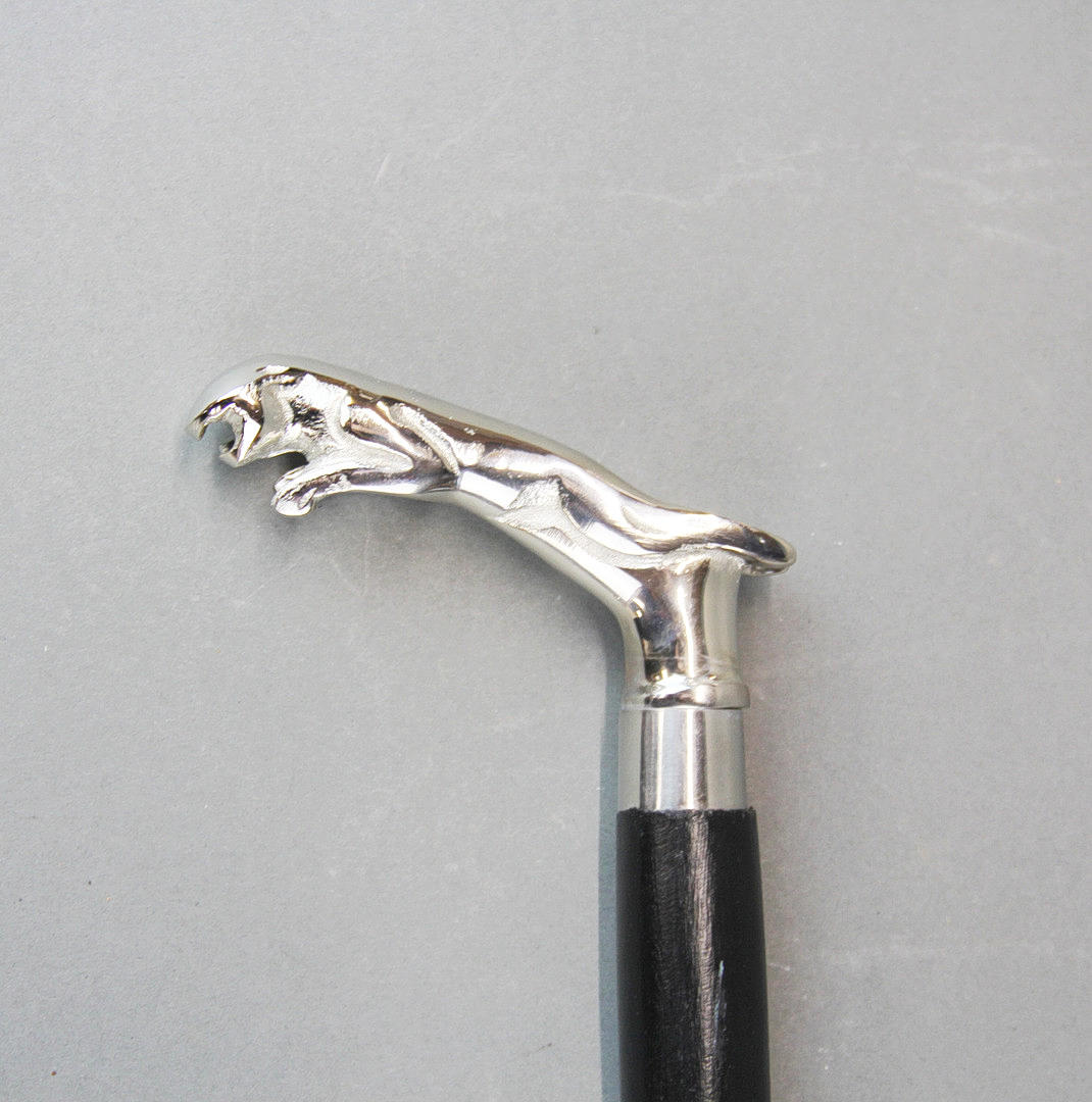 JAGUAR MASCOT DESIGN WALKING STICK.