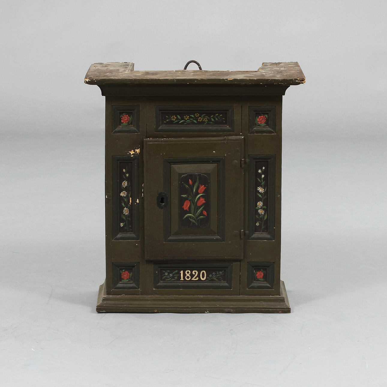 VÄGGSKÅP, märkt 1820.