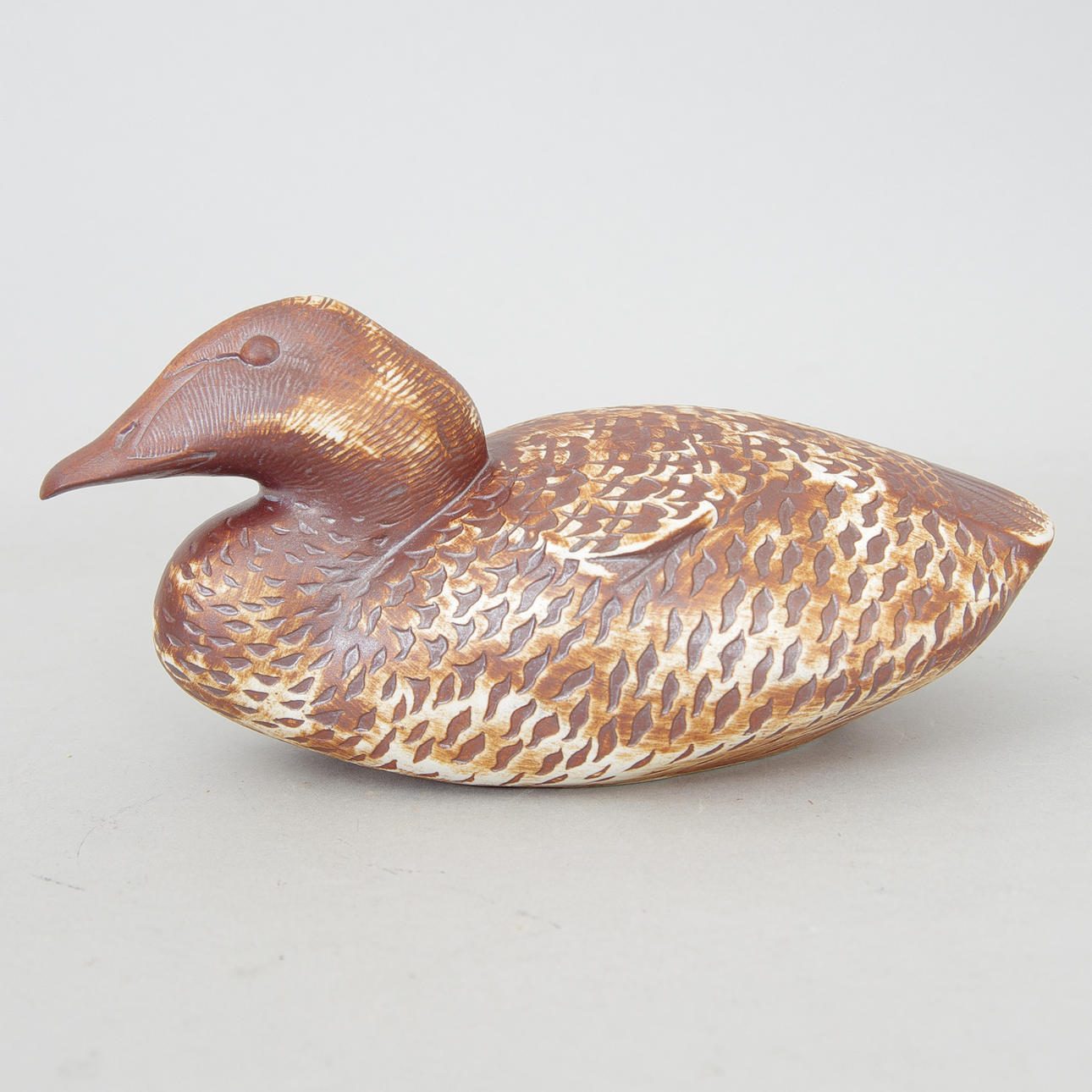 FIGURIN, stengods, ejder, Paul Hoff, Gustavsberg.