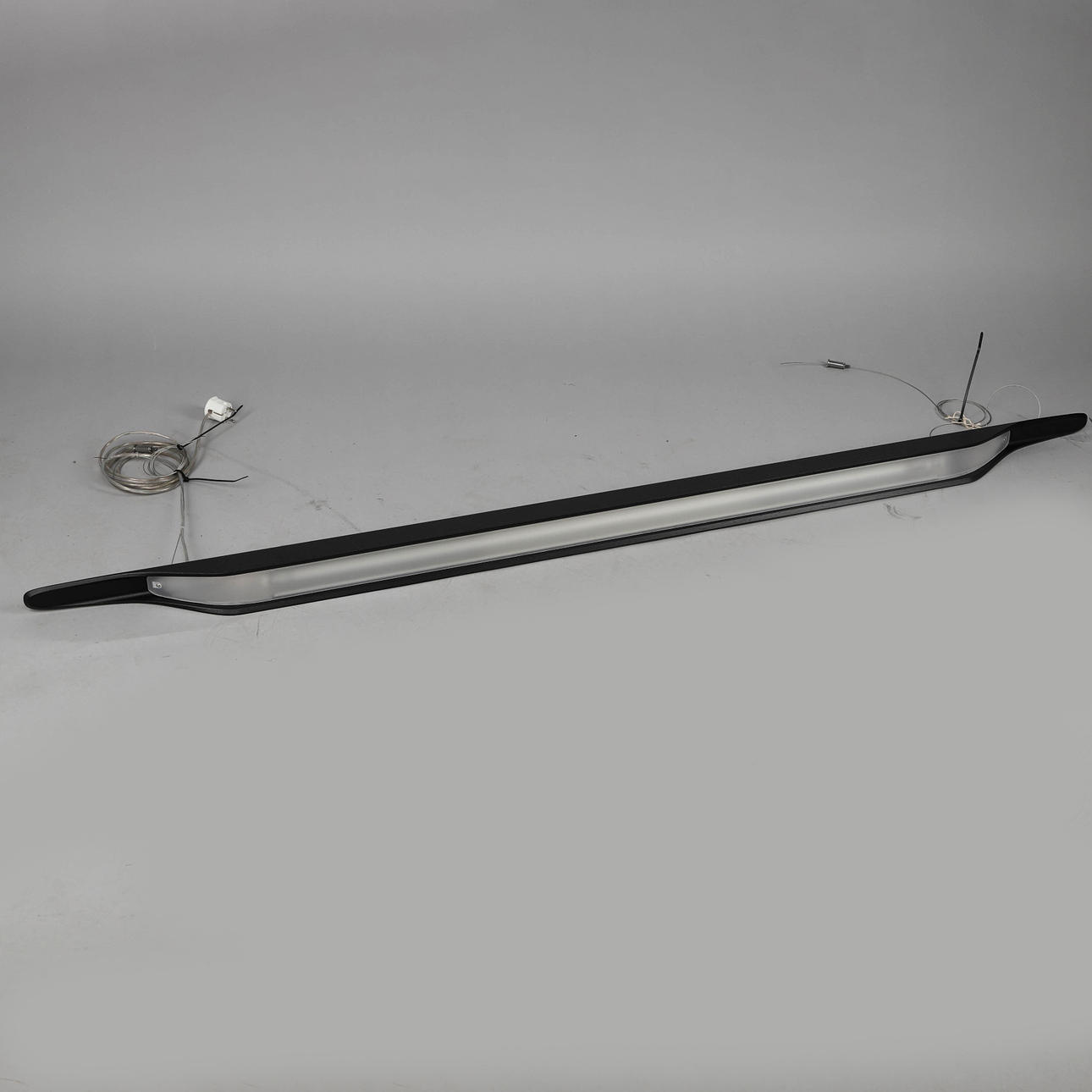 CEILING LAMP, black lacquered oak, contemporary.