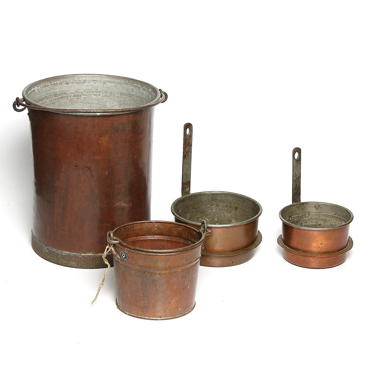 KOPPARFÖREMÅL, 4 delar, 1800-tal.