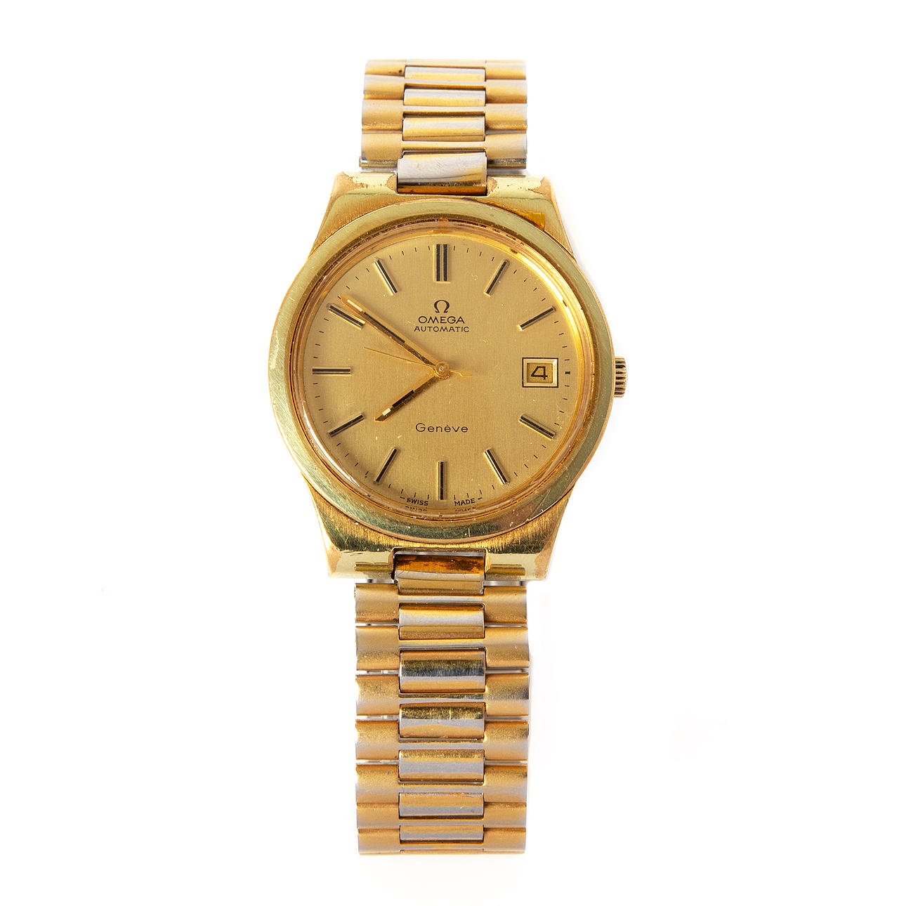 OMEGA, a Geneva watch, gold plated, 1975.