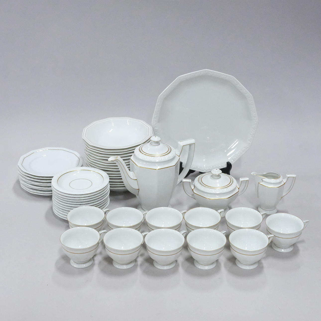 ROSENTHAL, TABLEWARE PARTS, 52 PIECES.