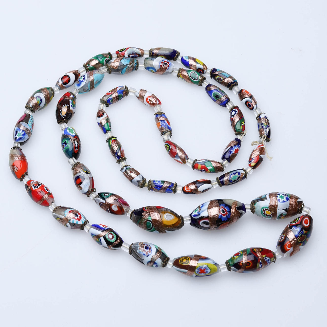 NECKLACE ERCOLE MORETTI, MILLEFIORI, ITALY CA.1930. Jewellery 
