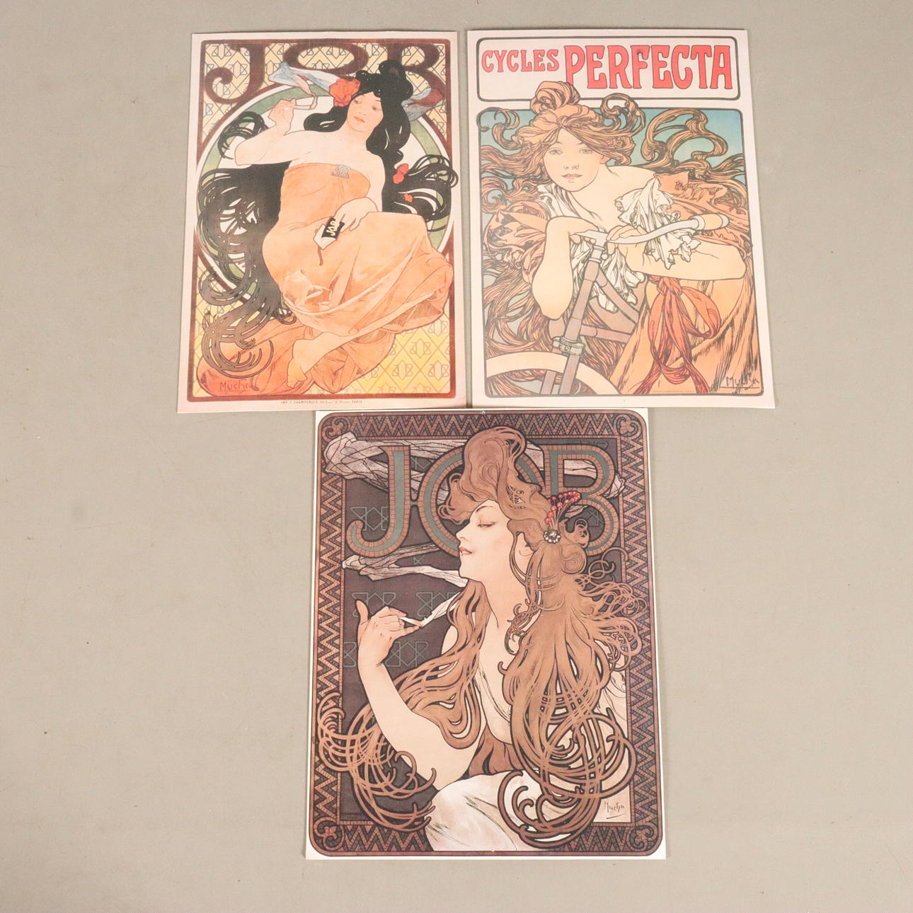 PLAKATER 3 af Alphonse Mucha.