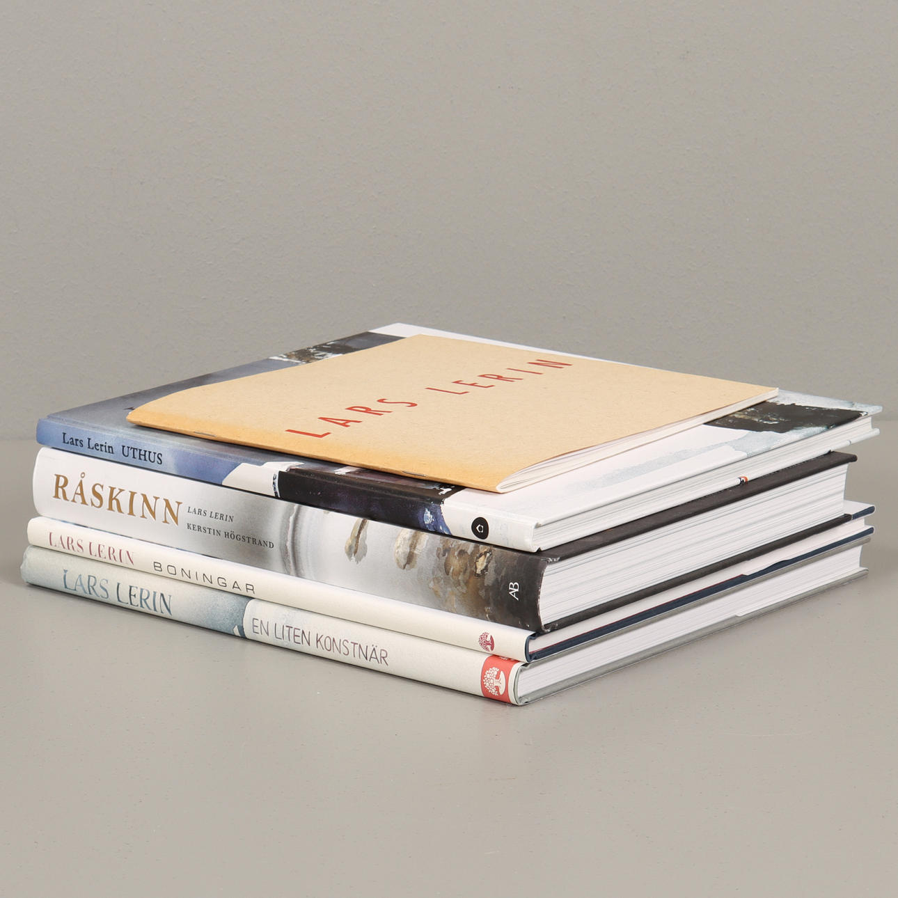 BÖCKER 5 stycken, Lars Lerin.