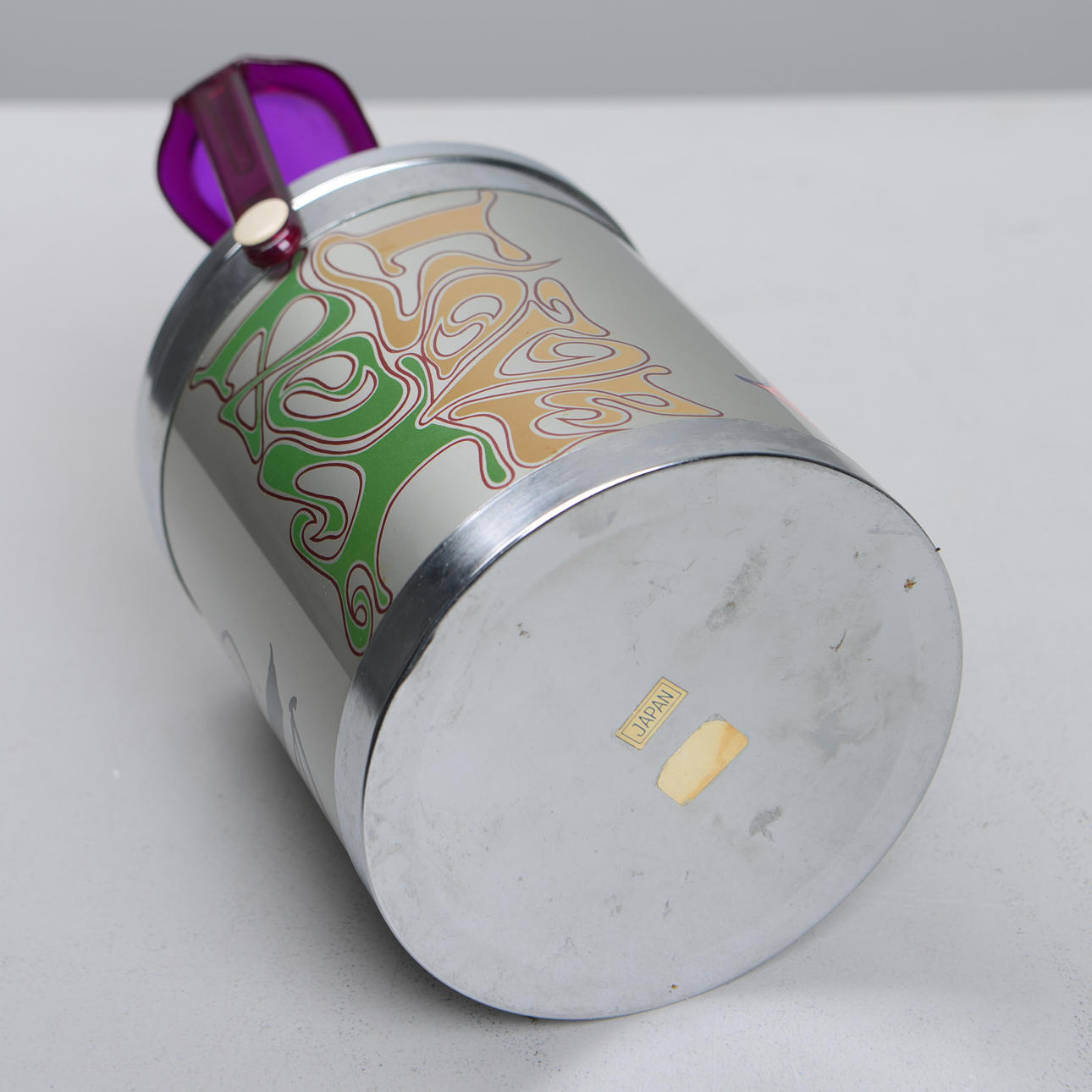 PETER MAX. Ice bucket, made in Japan, 1960s. Miscellaneous