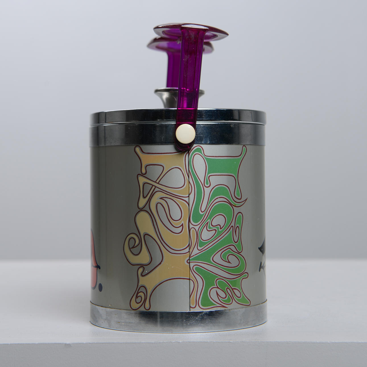 PETER MAX. Ice bucket, made in Japan, 1960s. Miscellaneous