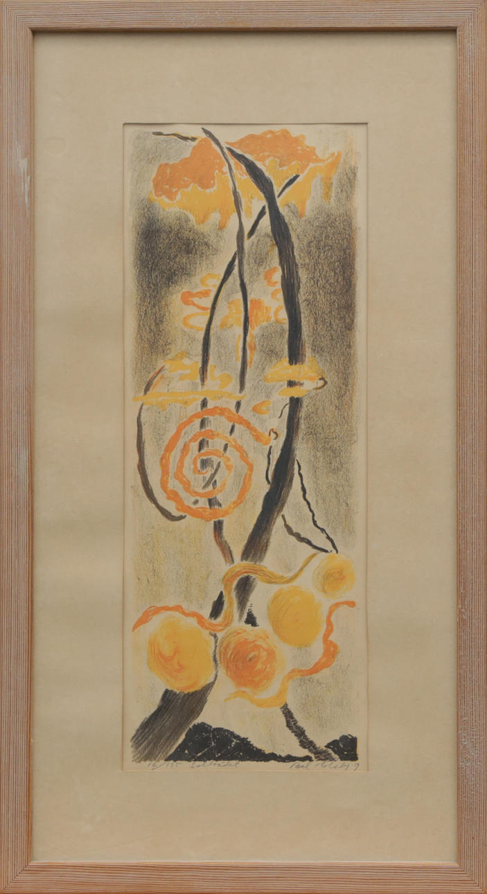 PAUL HOLSBY. LITO, signerad.