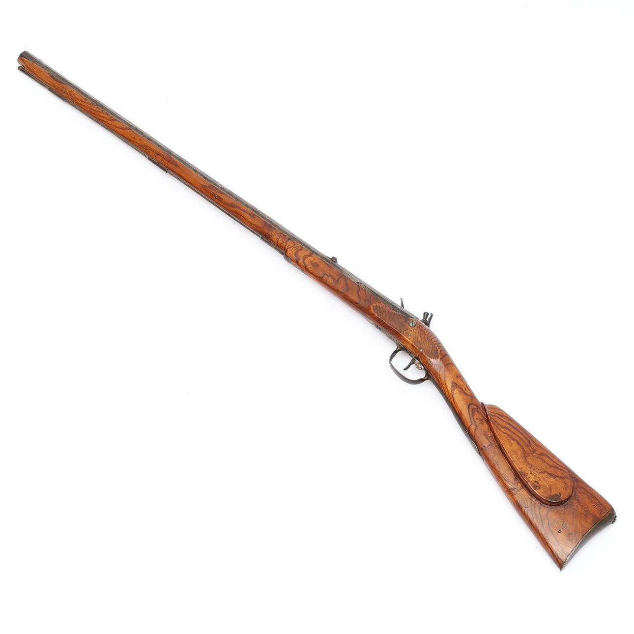 FLINTLÅSGEVÄR, räfflad pipa,1800-tal. Vapen & Militaria - Skjutvapen ...