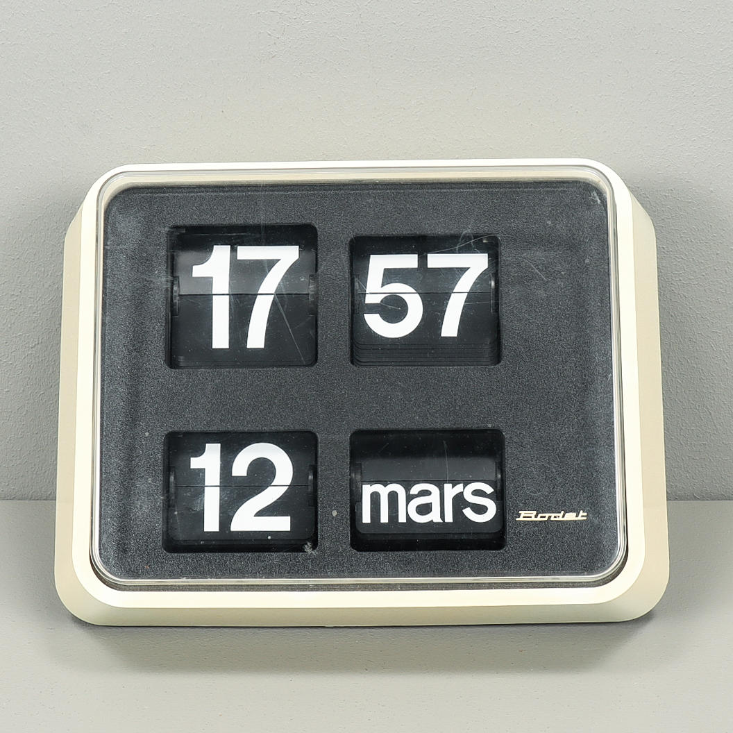 WALL CLOCK Bodet, “Flip-Clock”.