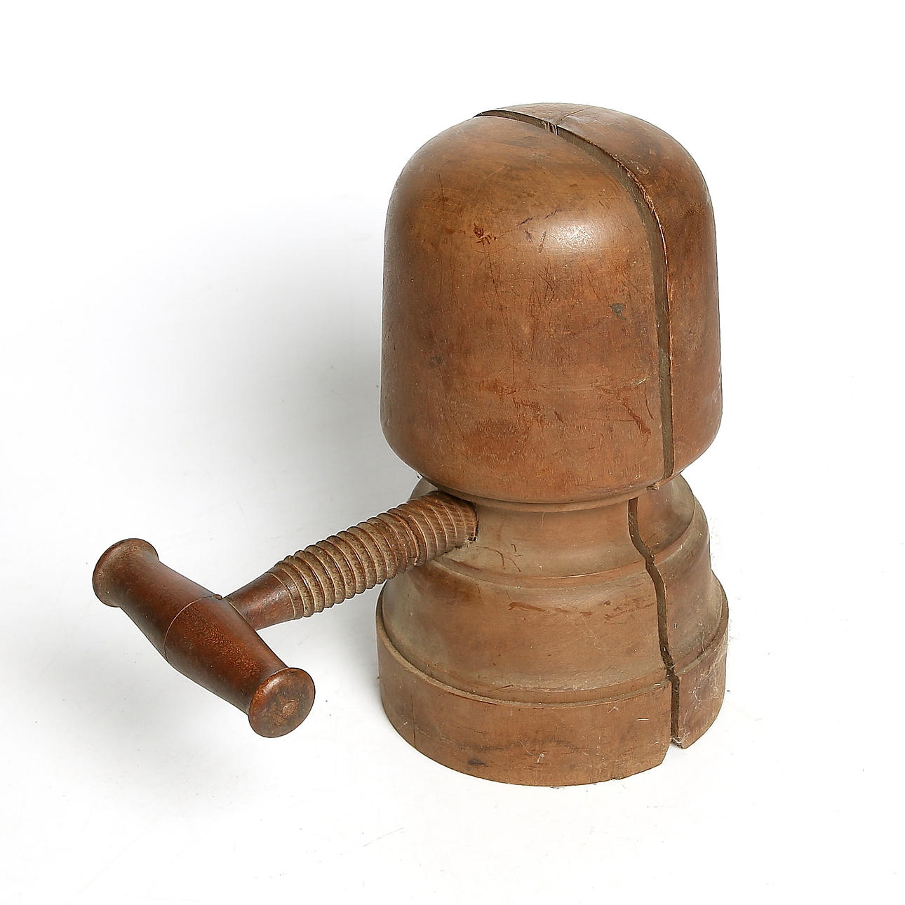 HATTSTOCK, trä, justerbar, 1900-talets första hälft.