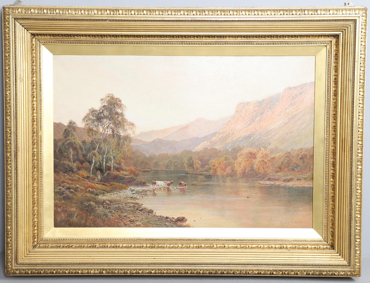 ALFRED DE BREANSKI (1852-1928). THE VALLEY OF BORROWDALE.