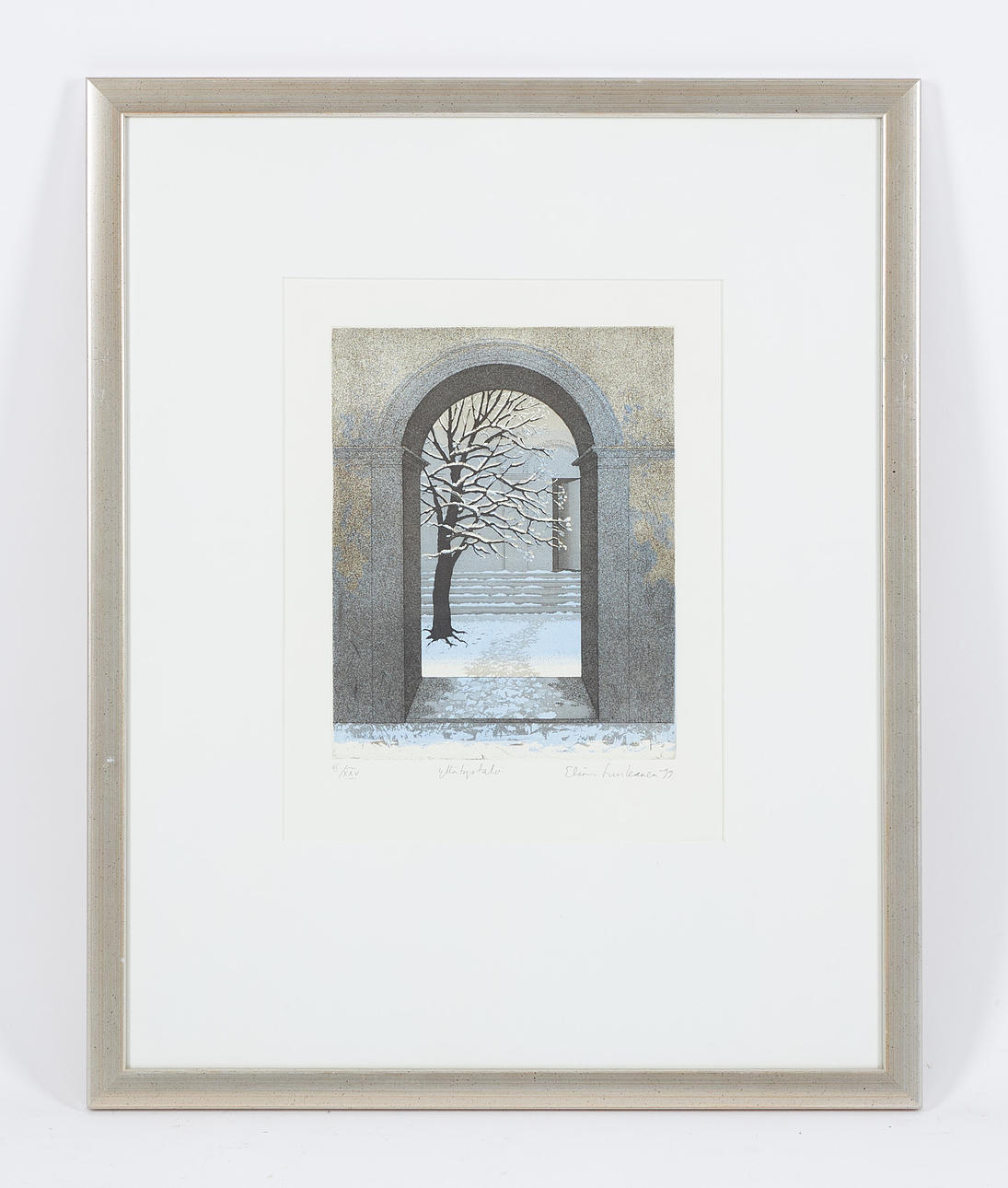 ELINA LUUKANEN. “Surprise winters”, signed and dated -99, etching and aquatint, III/XXV.
