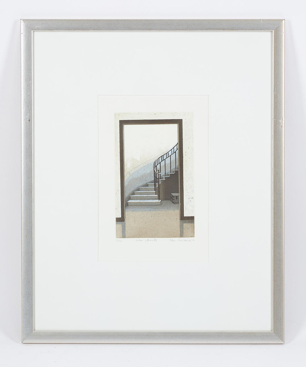 ELINA LUUKANEN. “Light from above”, signed and dated -00, etching and aquatint, 26/100.