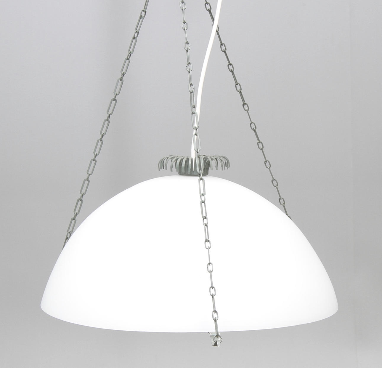 TAKLAMPA, Gunnar Asplund, Böhlmarks eller Atelje Lyktan, 1900-talets andra hälft, höjd enbart kupa ca 25 cm.