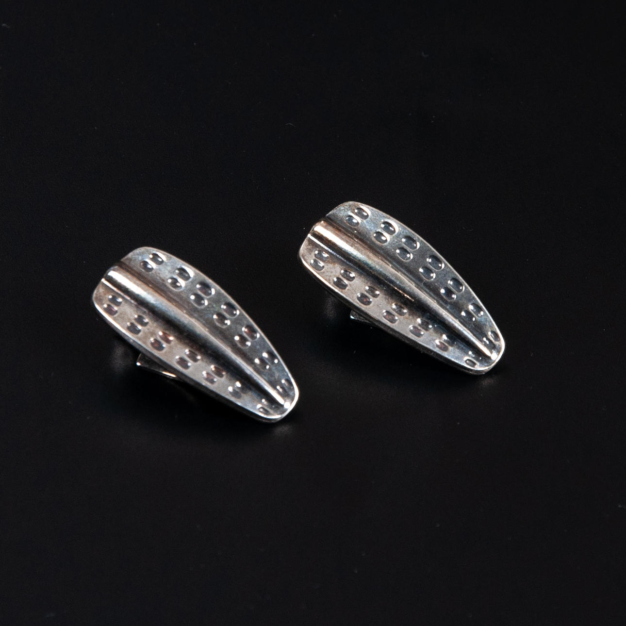 DAVID ANDERSEN. Ohrring, Silber „Viking Saga“, Norwegen.