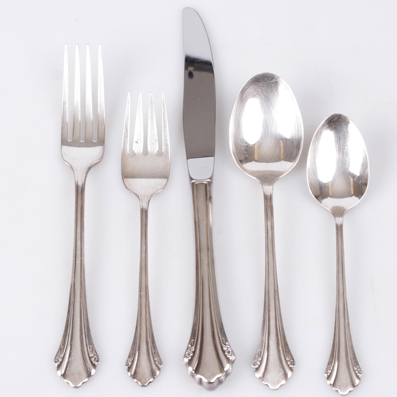 BESTICKSUPPSÄTTNING, 40 delar, rostfritt, Oneida Community, England.