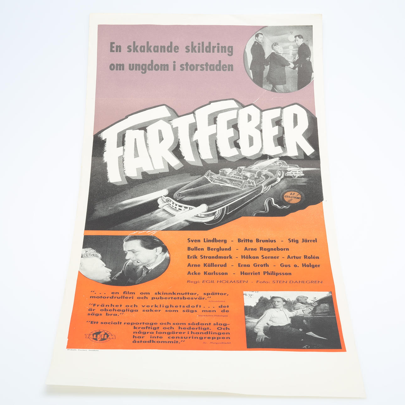 BIO/ FILM POSTER Speed Fever.