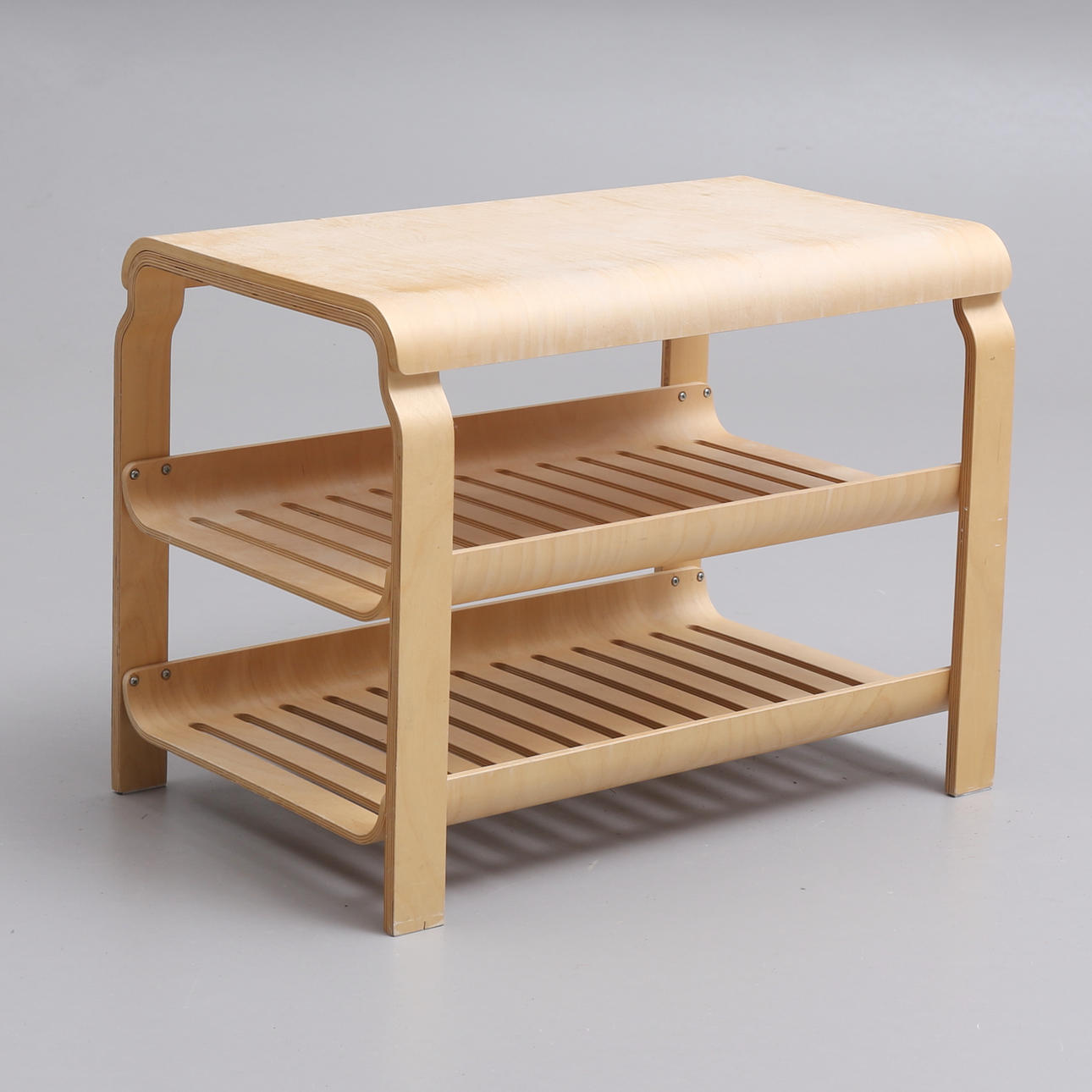 A 'Kantra' shoe rack, IKEA, 1990s.