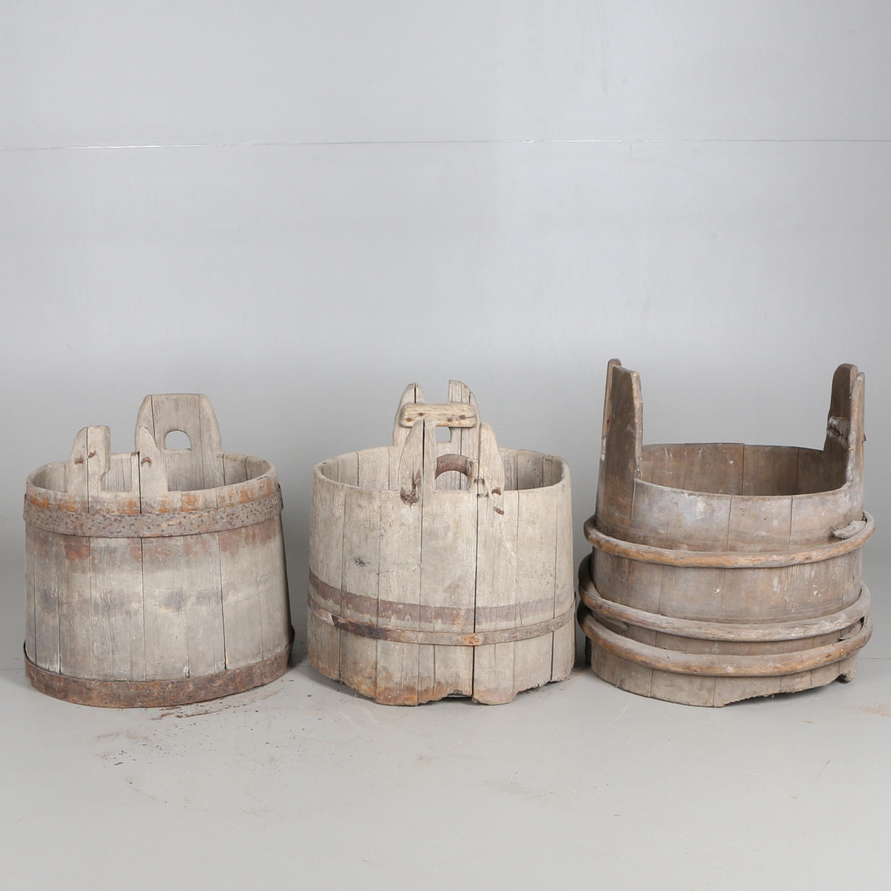 TRÄKÄRL, 3 st, 17/1800-tal.