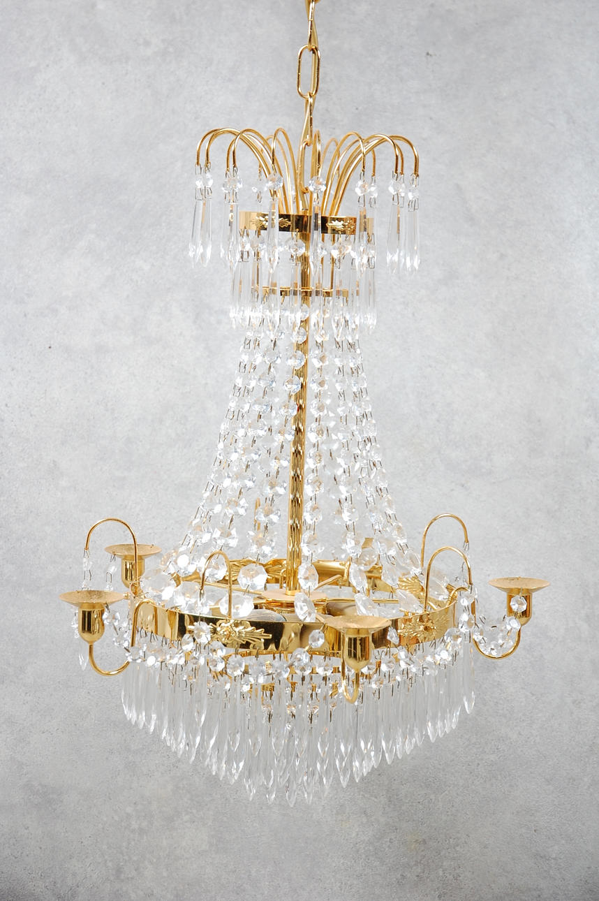 LJUSSKRONA, empirestil, 1900-tal.