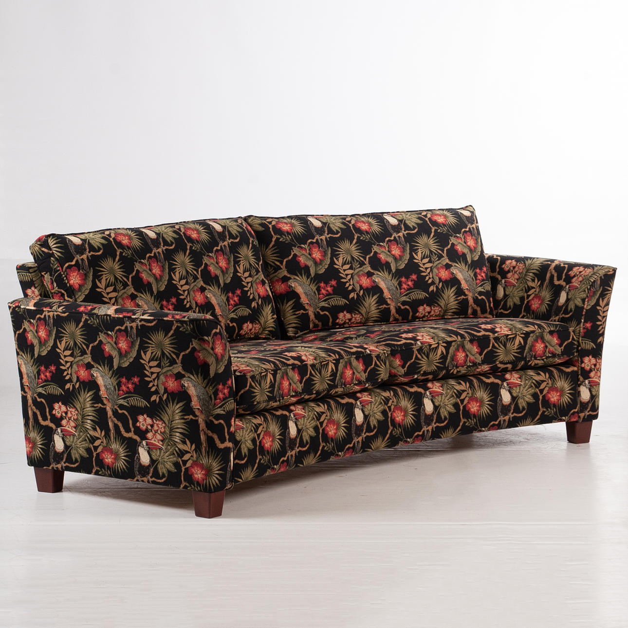 BRÖDERNA ANDERSSON. Soffa, "Valencia" klädd i ara svart.