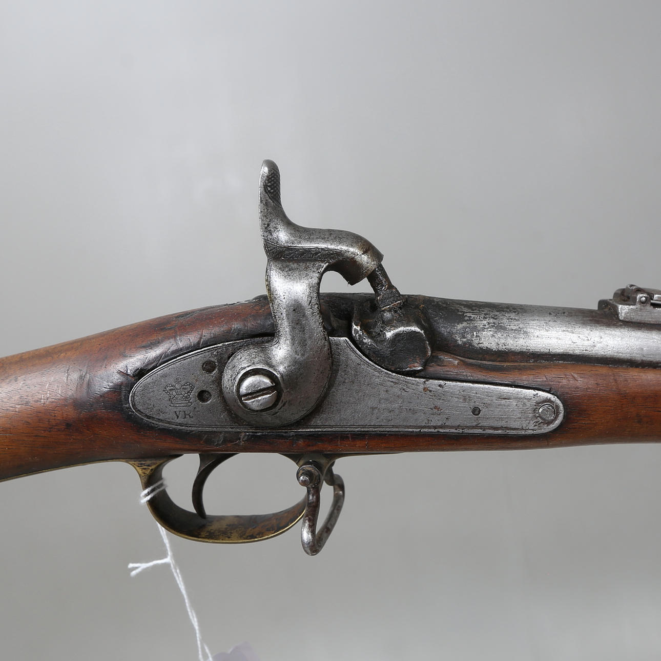 A converted round lock rifle, England, 19th century. Weapons ...