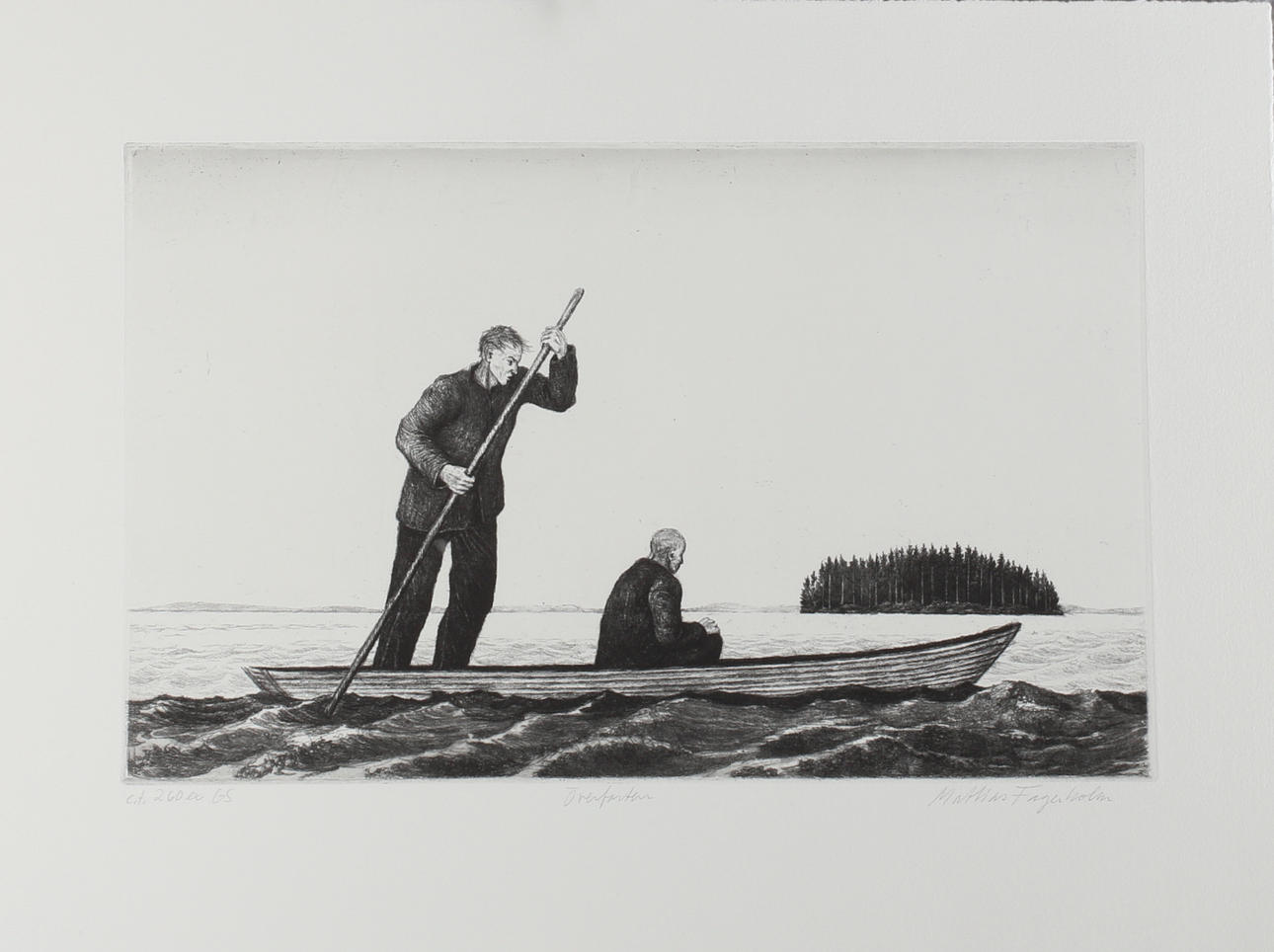 PARTI, 3 st, färgetsningar, portfölj 2, 1986, Grafiska sällskapet.