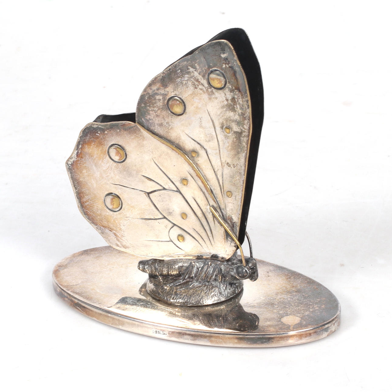 POSTIKORTTITELINE, nikkelihopea, 1900-luku.